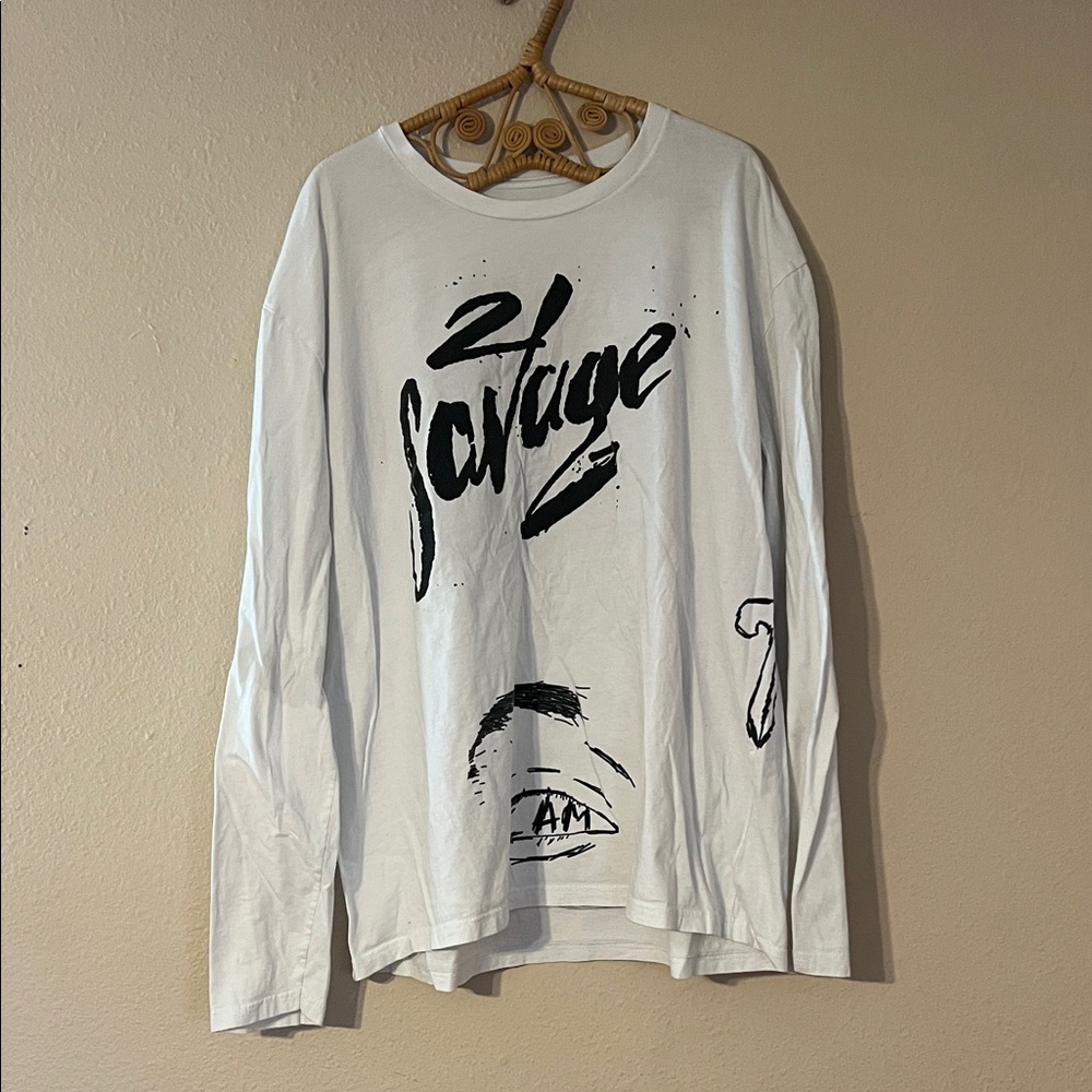 21 Savage I Am Greather Than I Was Long-sleeve Shirt 2XL